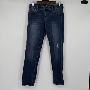 KUT from the Kloth Jeans Womens 4 Blue Catherine Mid Rise Boyfriend Medium Wash